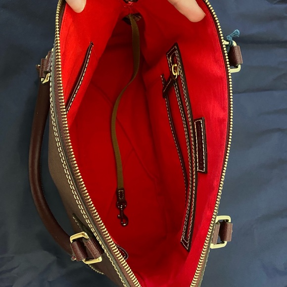 Rooney and Burke Bordeaux Domed Satchel NEW W/ TAG - Picture 3 of 5